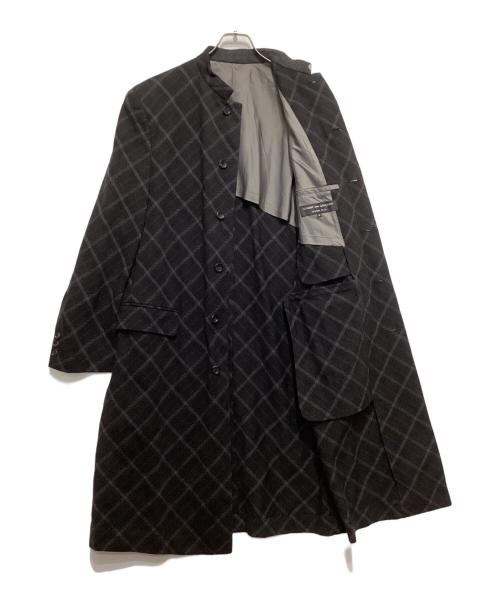 COMME des GARCONS HOMME PLUS（コムデギャルソンオムプリュス）COMME des GARCONS HOMME PLUS (コムデギャルソンオムプリュス) マオカラーコート ブラック サイズ:Mの古着・服飾アイテム