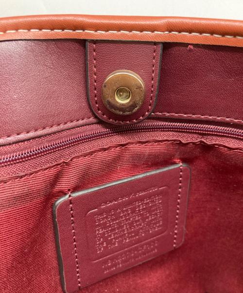 COACH（コーチ）COACH (コーチ) PEANUTS (ピーナッツ) シティー トート・シグネチャー スヌーピー ウッドストック ブラウンの古着・服飾アイテム