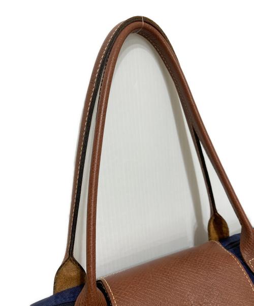 LONGCHAMP（ロンシャン）LONGCHAMP (ロンシャン) ル・プリアージュトートバッグ ネイビーの古着・服飾アイテム