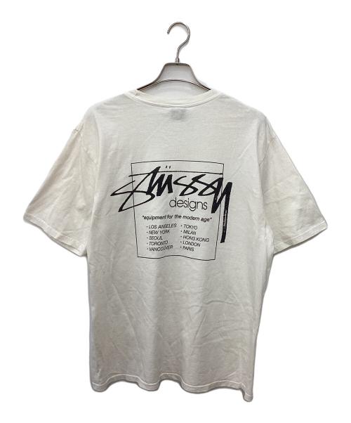 stussy（ステューシー）stussy (ステューシー) MODERN AGE TEE ホワイト サイズ:Lの古着・服飾アイテム