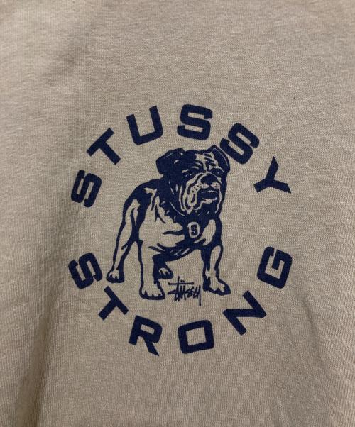 stussy（ステューシー）stussy (ステューシー) Strong Mac Pig. Dyed Tee ベージュ サイズ:Lの古着・服飾アイテム