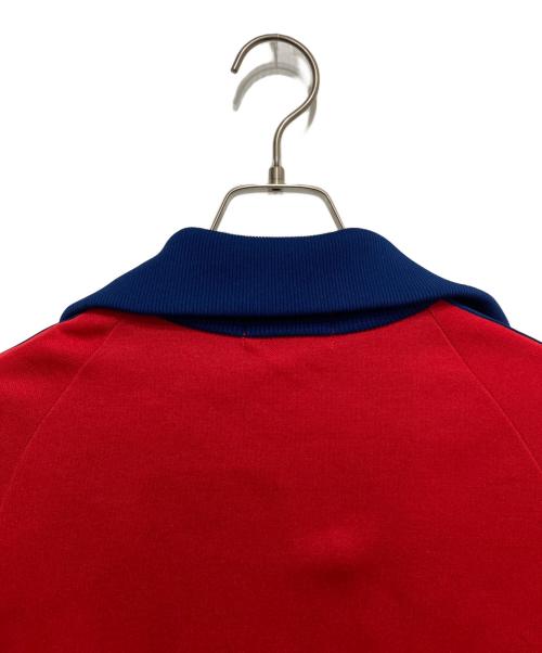adidas（アディダス）adidas (アディダス) トレフォイルロゴトラックジャケット レッド サイズ:3号の古着・服飾アイテム