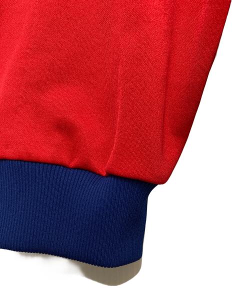 adidas（アディダス）adidas (アディダス) トレフォイルロゴトラックジャケット レッド サイズ:3号の古着・服飾アイテム