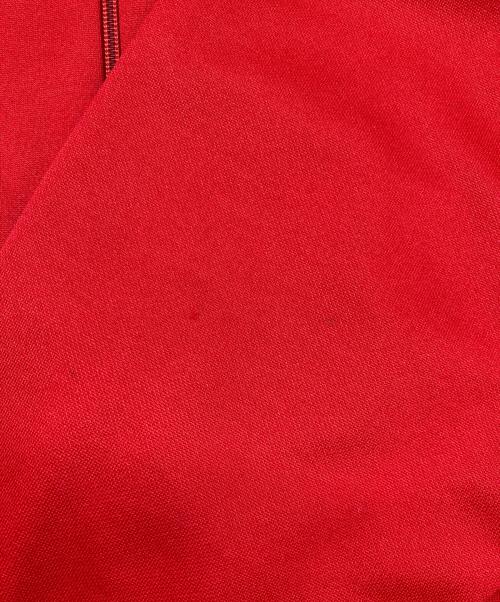 adidas（アディダス）adidas (アディダス) トレフォイルロゴトラックジャケット レッド サイズ:3号の古着・服飾アイテム