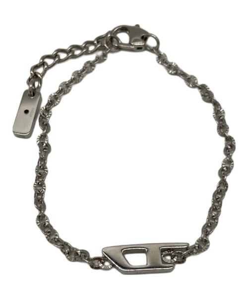 DIESEL（ディーゼル）DIESEL (ディーゼル) ロゴブレスレット レッドの古着・服飾アイテム
