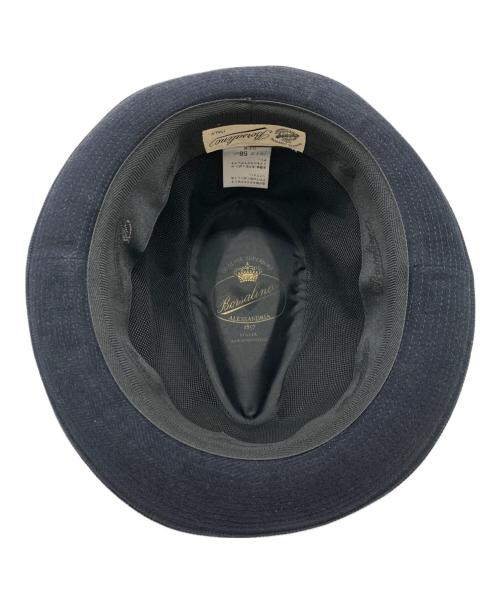 BORSALINO（ボルサリーノ）BORSALINO (ボルサリーノ) 中折れハット サイズ:58㎝の古着・服飾アイテム