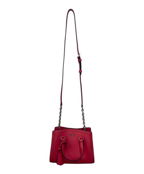 MICHAEL KORS（マイケルコース）MICHAEL KORS (マイケルコース) 2WAYチェーンショルダーバッグ ピンクの古着・服飾アイテム