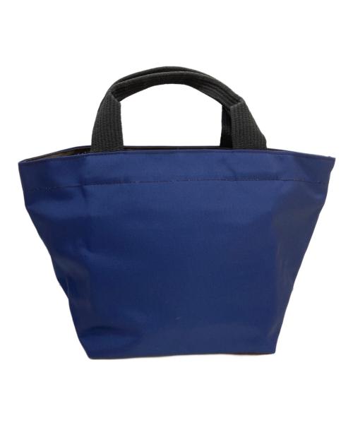 Herve Chapelier（エルベシャプリエ）Herve Chapelier (エルベシャプリエ) ナイロン舟形トートM ネイビー×ブラウンの古着・服飾アイテム