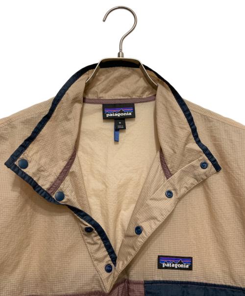 Patagonia（パタゴニア）Patagonia (パタゴニア) Houdini Snap-T Pulloverフーディニ・スナップティー・プルオーバー ベージュ サイズ:Mの古着・服飾アイテム