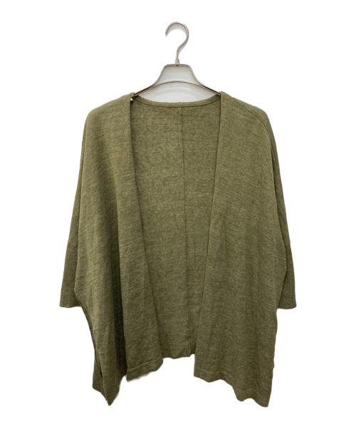 BEARDSLEY（ビアズリー）BEARDSLEY (ビアズリー) サラットヒラヒラハオリ グリーン サイズ:SIZE Freeの古着・服飾アイテム