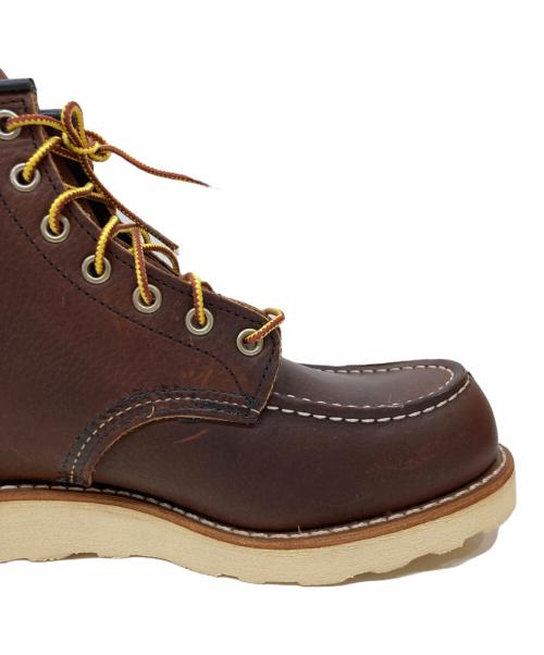 RED WING（レッドウィング）RED WING (レッドウィング) 6-inch Classic Moc ブラウン サイズ:CM26.0の古着・服飾アイテム