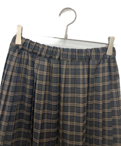 sosotto（ソソット）sosotto (ソソット) チェック柄プリーツスカート ブラウン サイズ:不明の古着・服飾アイテム