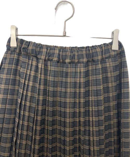 sosotto（ソソット）sosotto (ソソット) チェック柄プリーツスカート ブラウン サイズ:不明の古着・服飾アイテム