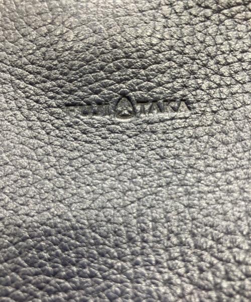 FUJITAKA（フジタカ）FUJITAKA (フジタカ) Elva シュリンクレザー トートバッグ ネイビーの古着・服飾アイテム