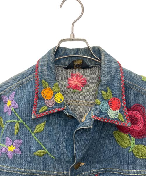 LEE（リー）LEE (リー) 刺繍Jデニムジャケット ブルー サイズ:不明の古着・服飾アイテム