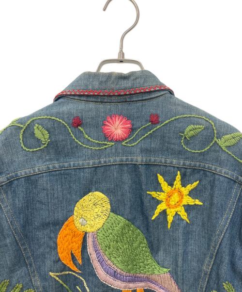 LEE（リー）LEE (リー) 刺繍Jデニムジャケット ブルー サイズ:不明の古着・服飾アイテム