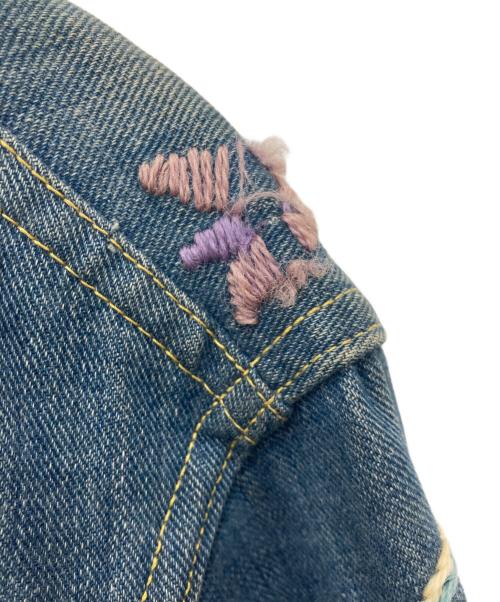 LEE（リー）LEE (リー) 刺繍Jデニムジャケット ブルー サイズ:不明の古着・服飾アイテム