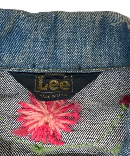 LEE（リー）LEE (リー) 刺繍Jデニムジャケット ブルー サイズ:不明の古着・服飾アイテム