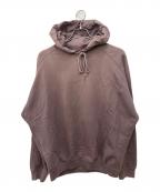 AURALEEオーラリー）の古着「SUPER SOFT SWEAT BIG P/O PARKA」｜パープル