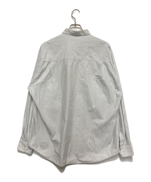 AURALEE（オーラリー）AURALEE (オーラリー) WASHED FINX TWILL BIG SHIRTS ライトグレー サイズ:4の古着・服飾アイテム