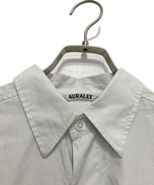 AURALEE（オーラリー）AURALEE (オーラリー) WASHED FINX TWILL BIG SHIRTS ライトグレー サイズ:4の古着・服飾アイテム