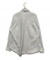 AURALEE (オーラリー) WASHED FINX TWILL BIG SHIRTS ライトグレー サイズ:4：12000円