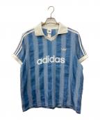 adidasアディダス）の古着「デニム サッカー ジャージ」｜インディゴ