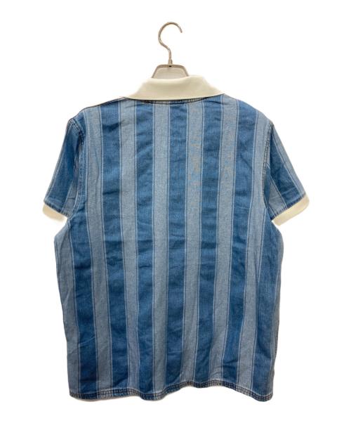 adidas（アディダス）adidas (アディダス) デニム サッカー ジャージ インディゴ サイズ:XLの古着・服飾アイテム