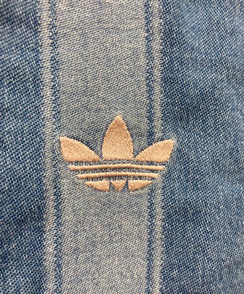 adidas（アディダス）adidas (アディダス) デニム サッカー ジャージ インディゴ サイズ:XLの古着・服飾アイテム