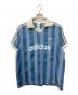 adidas（アディダス）の古着「デニム サッカー ジャージ」｜インディゴ