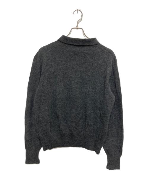 ARGIET（アルジェット）ARGIET (アルジェット) ニットポロシャツ グレー サイズ:FREEの古着・服飾アイテム