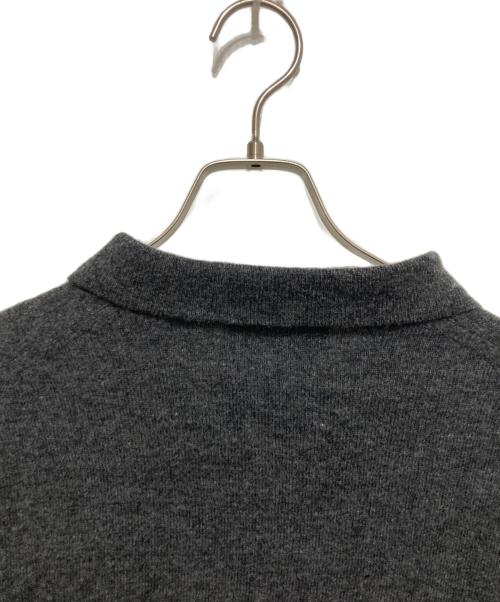 ARGIET（アルジェット）ARGIET (アルジェット) ニットポロシャツ グレー サイズ:FREEの古着・服飾アイテム