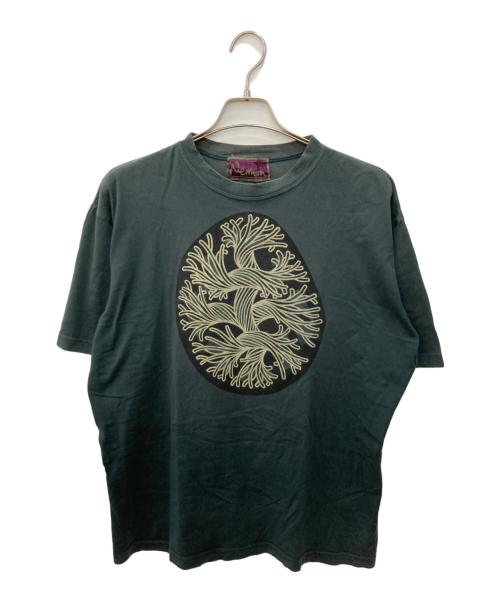 NEMETH（ネメス）Nemeth (ネメス) プリントTシャツ カーキ サイズ:不明の古着・服飾アイテム