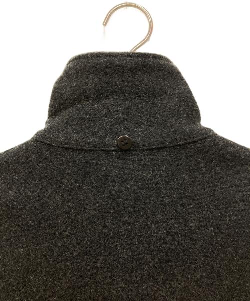 YOHJI YAMAMOTO（ヨウジヤマモト）YOHJI YAMAMOTO (ヨウジヤマモト) D'URBAN (ダーバン) A.A.R (アール) スタンドカラーウールコート グレー サイズ:Mの古着・服飾アイテム