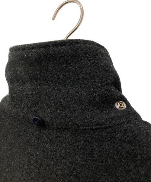 YOHJI YAMAMOTO（ヨウジヤマモト）YOHJI YAMAMOTO (ヨウジヤマモト) D'URBAN (ダーバン) A.A.R (アール) スタンドカラーウールコート グレー サイズ:Mの古着・服飾アイテム