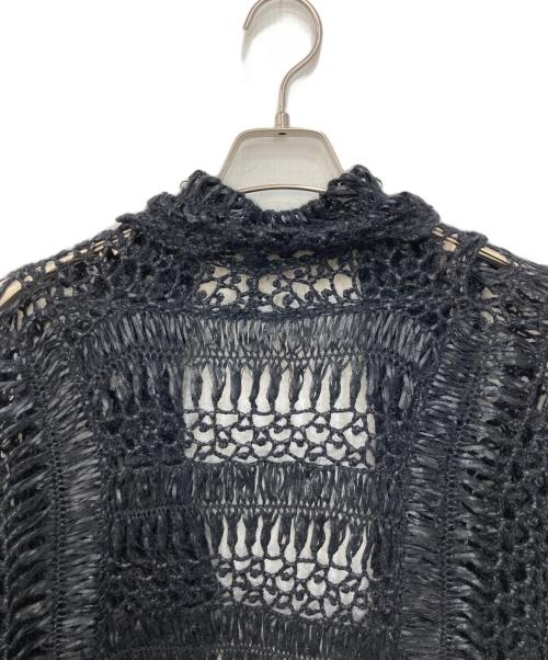 HaaT（ハート）Haat (ハート) モヘア混トッパーカーディガン ブラック サイズ:SIZE 2の古着・服飾アイテム