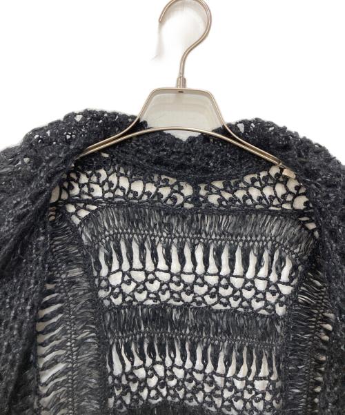 HaaT（ハート）Haat (ハート) モヘア混トッパーカーディガン ブラック サイズ:SIZE 2の古着・服飾アイテム