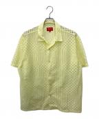 SUPREMEシュプリーム）の古着「Lace S/S Shirt」｜イエロー