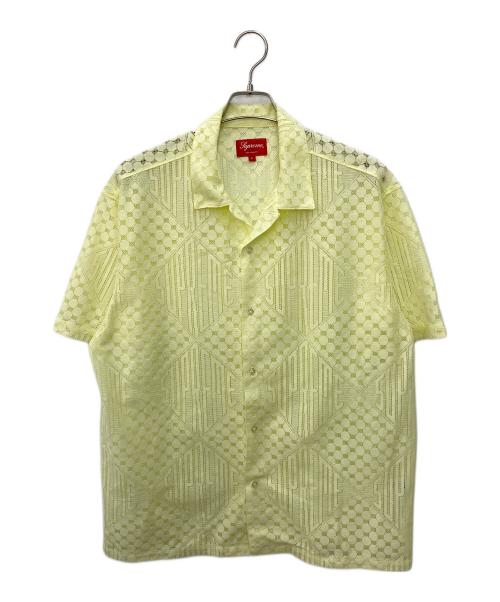 SUPREME（シュプリーム）Supreme (シュプリーム) Lace S/S Shirt イエロー サイズ:Lの古着・服飾アイテム
