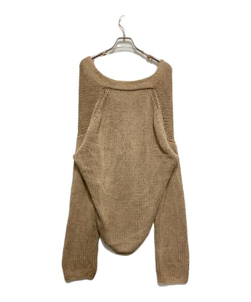 TODAYFUL（トゥデイフル）TODAYFUL (トゥデイフル) Uneck Hand Knit ブラウン サイズ:Fの古着・服飾アイテム