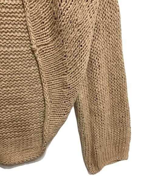 TODAYFUL（トゥデイフル）TODAYFUL (トゥデイフル) Uneck Hand Knit ブラウン サイズ:Fの古着・服飾アイテム