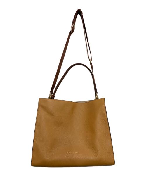 COLE HAAN（コールハーン）COLE HAAN (コールハーン) キャリーオール ショルダーバッグ ブラウンの古着・服飾アイテム