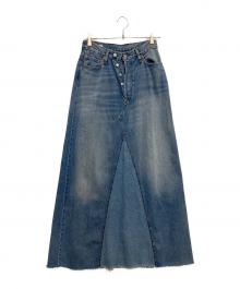 LEVI'S×GANNI（リーバイス×ガニー）の古着「デニムマキシスカート」｜インディゴ