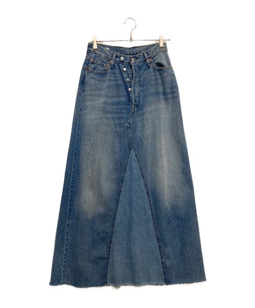 LEVI'S（リーバイス）LEVI'S (リーバイス) GANNI (ガニー) デニムマキシスカート インディゴ サイズ:Mの古着・服飾アイテム