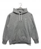 THE NORTH FACEザ ノース フェイス）の古着「スモールロゴヘザースウェットフーディ」｜グレー