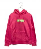 SUPREMEシュプリーム）の古着「Box Logo Hooded Sweatshirt」｜ピンク