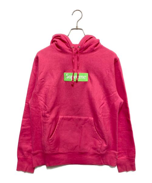 SUPREME（シュプリーム）Supreme (シュプリーム) Box Logo Hooded Sweatshirt ピンク サイズ:Sの古着・服飾アイテム
