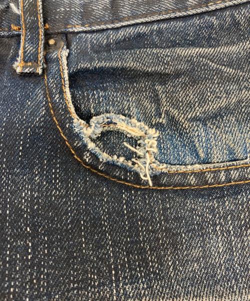 DIOR HOMME（ディオール オム）DIOR HOMME (ディオール オム) 爪痕加工デニムパンツ インディゴ サイズ:44の古着・服飾アイテム