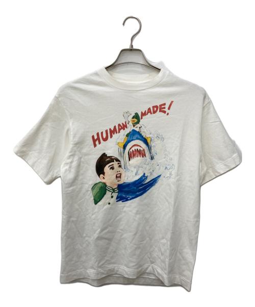 HUMAN MADE（ヒューマンメイド）HUMAN MADE (ヒューマンメイド) プリントTシャツ ホワイト サイズ:Sの古着・服飾アイテム