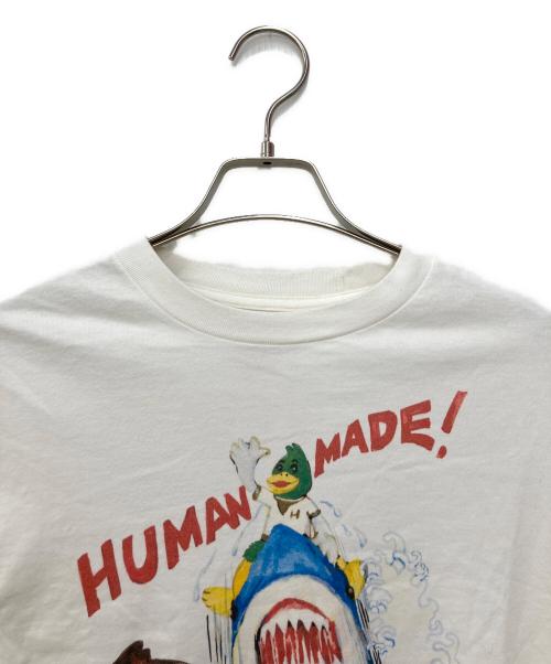 HUMAN MADE（ヒューマンメイド）HUMAN MADE (ヒューマンメイド) プリントTシャツ ホワイト サイズ:Sの古着・服飾アイテム